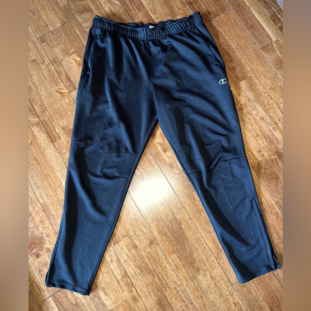 Champion Black Tapered Zipper Ankle Mens Size 2XL